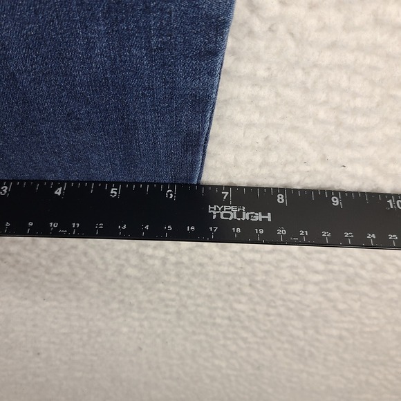 Lane Bryant Jeans Womens 18 Blue Low Rise Boyfriend‎ Distress Magic Waistband - Picture 6 of 11